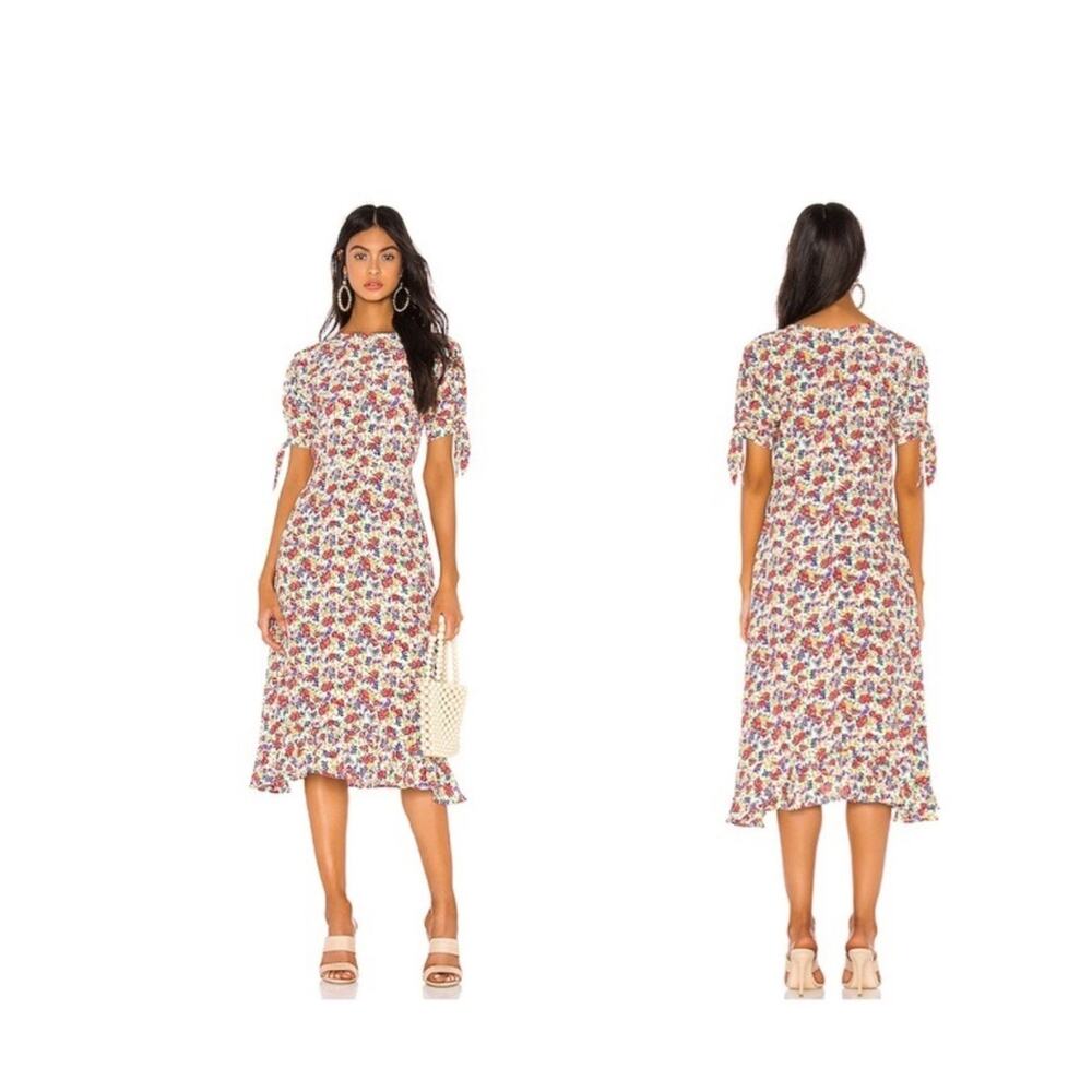 Faithfull the Brand Emilia Dress in Lumina Floral Size 4 Small